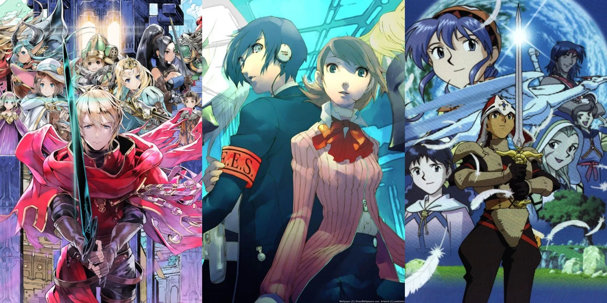 Hình ảnh tổng hợp các tựa game JRPG kinh điển và hiện đại, thể hiện sự đa dạng của thể loại trong thời kỳ vàng son và hiện tại.