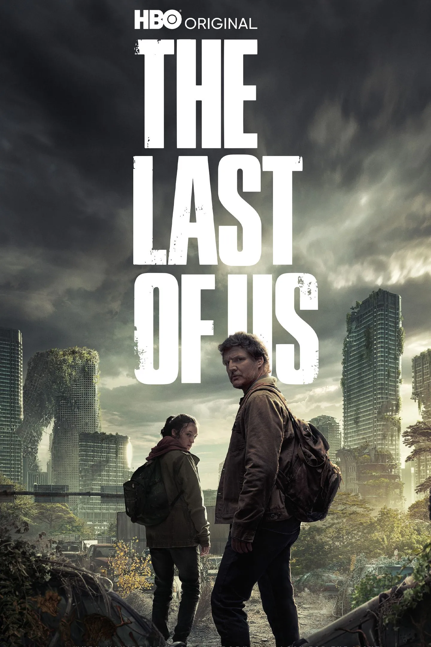 Logo HBO Max và thương hiệu The Last of Us, biểu tượng cho series phim chuyển thể nổi tiếng