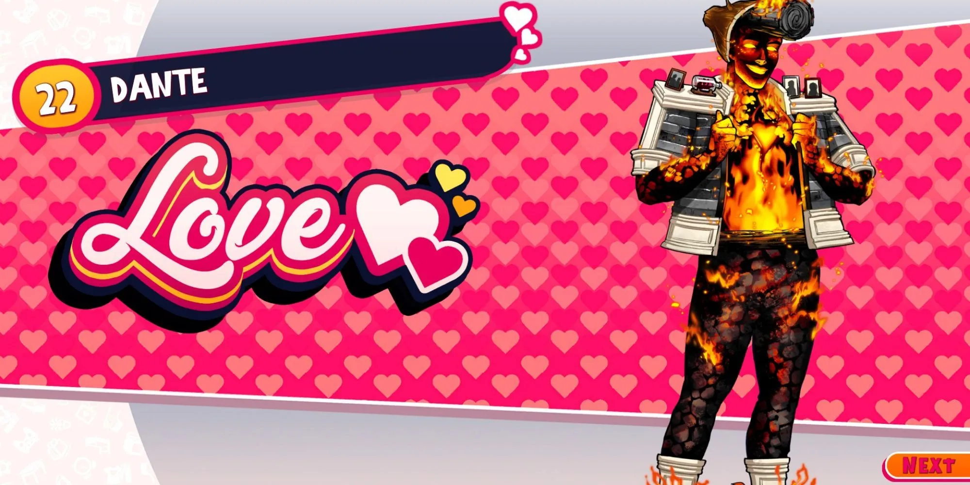 Một đoạn hội thoại với nhân vật đồ vật trong game mô phỏng hẹn hò Date Everything!