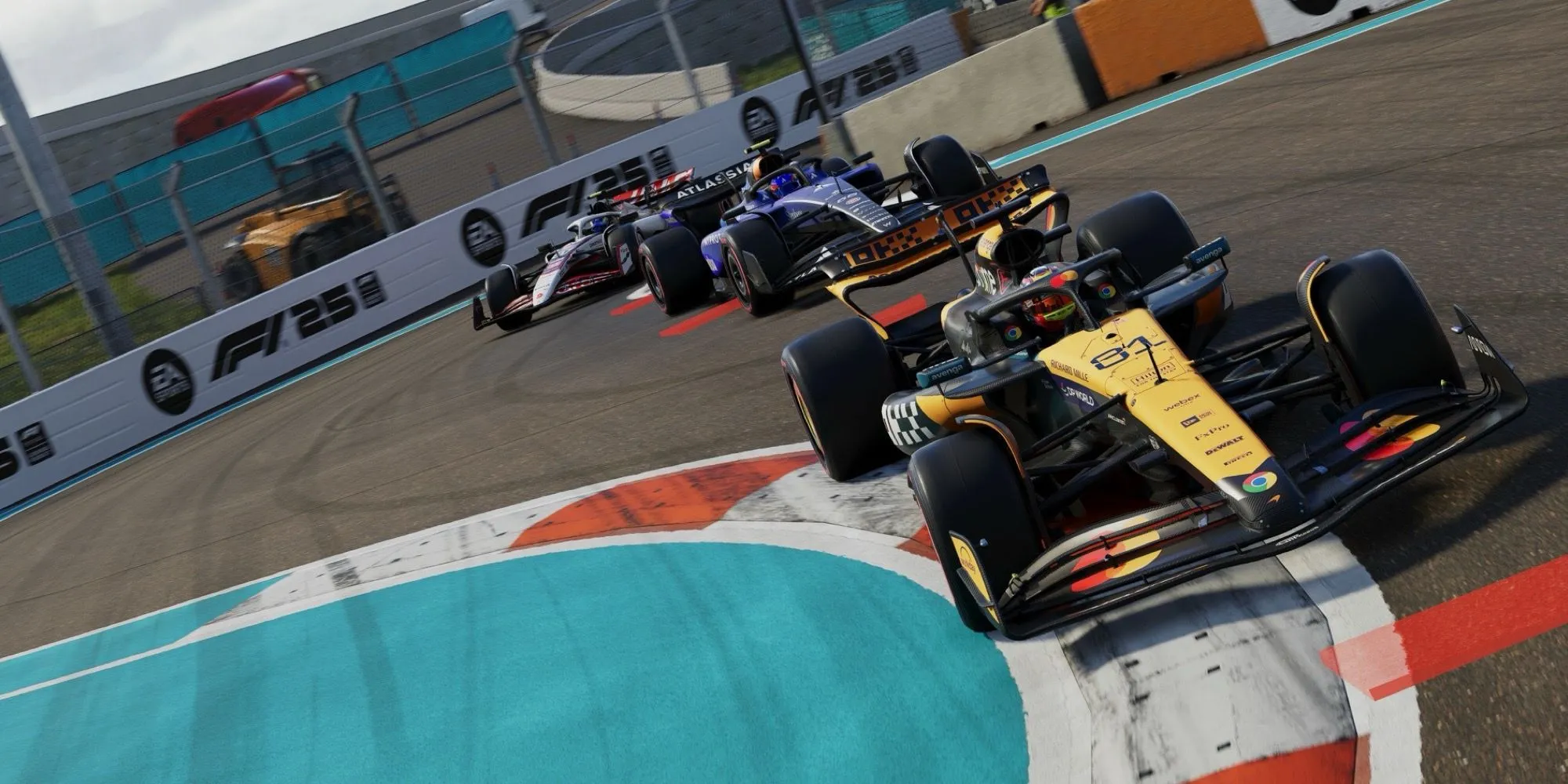 Oscar Piastri dẫn đầu chặng Miami GP trong game F1 25