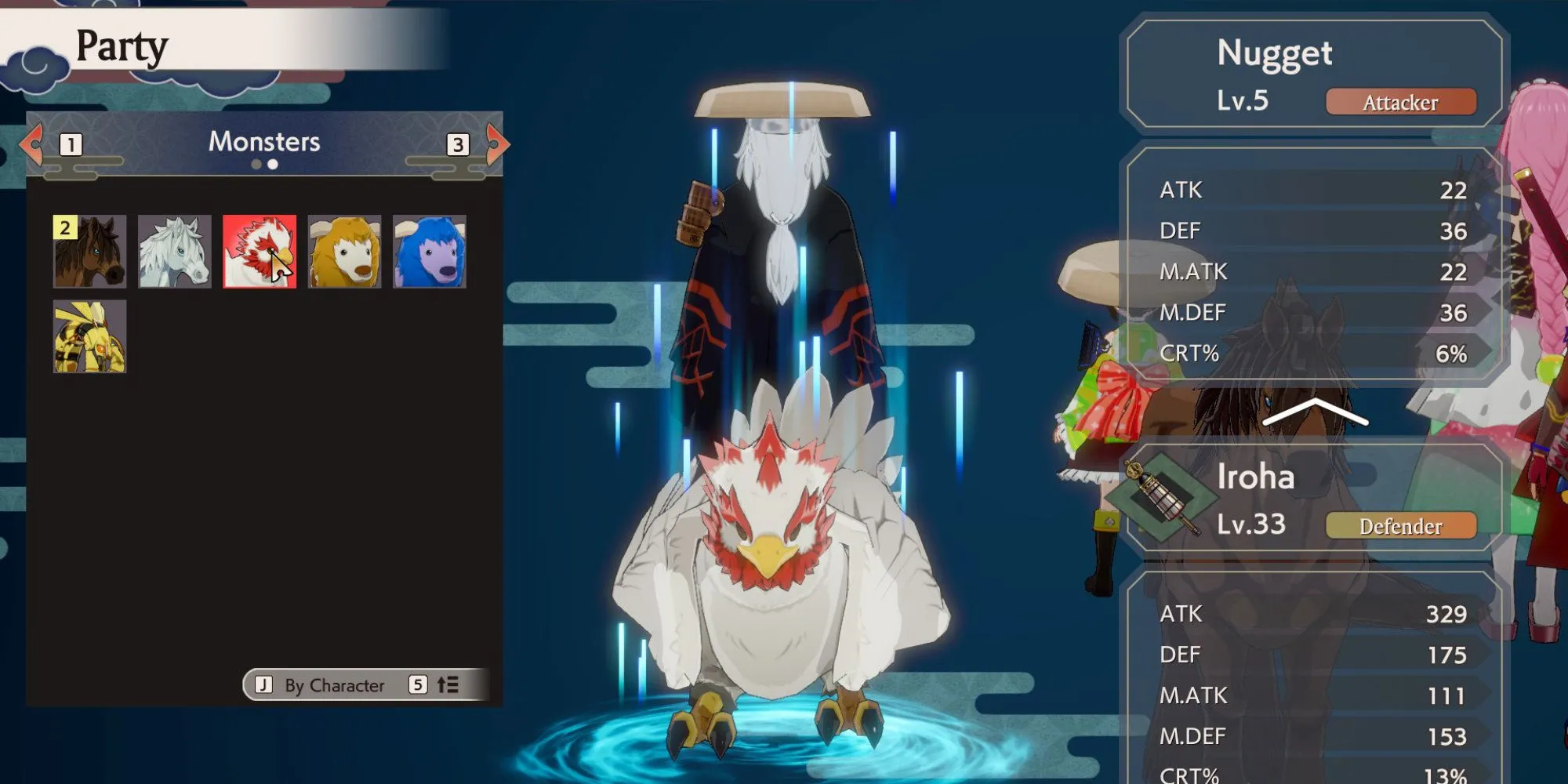 Quái vật Cluckadoo trong Rune Factory Guardians of Azuma