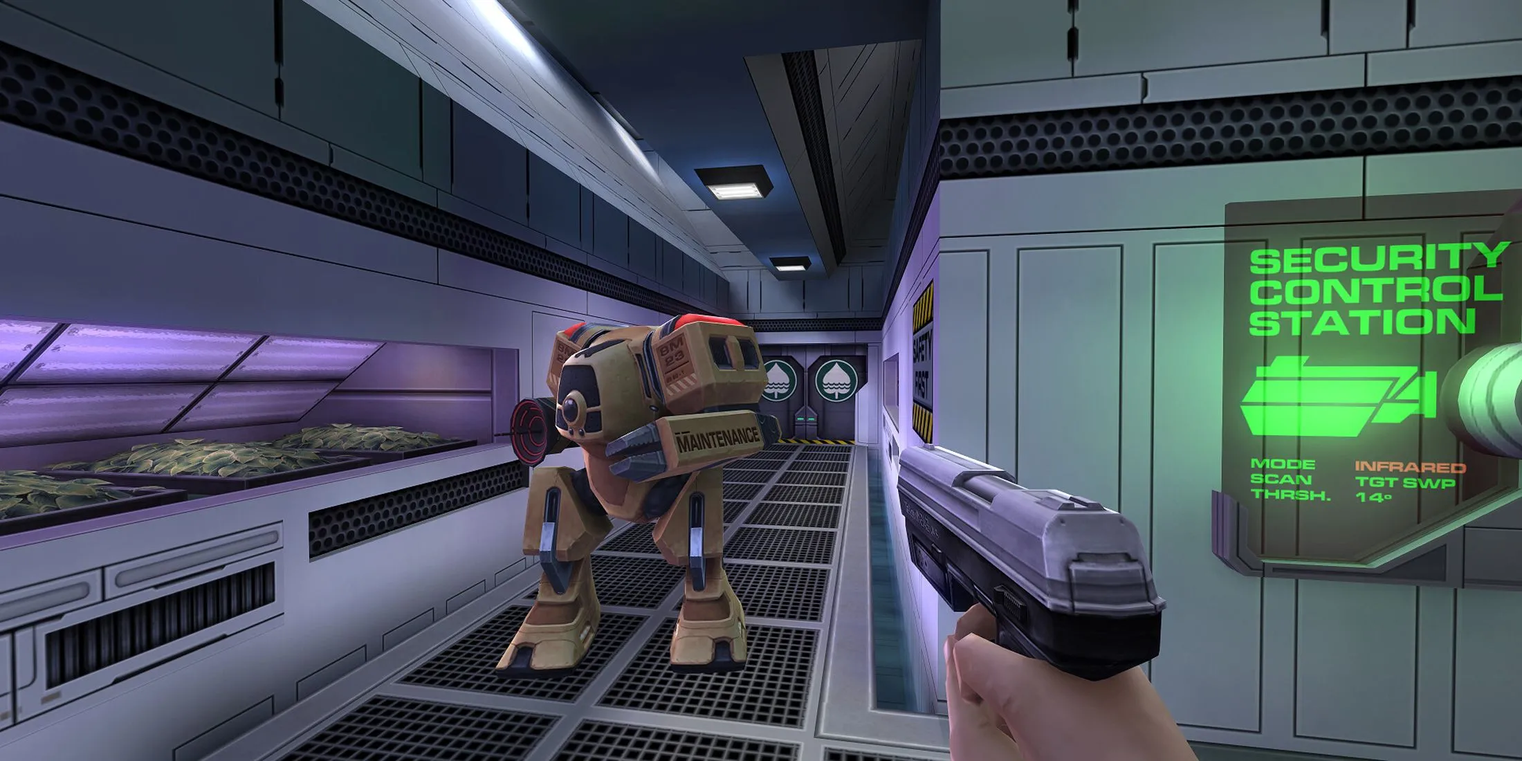 Robot Mecha trong System Shock 2 Remaster