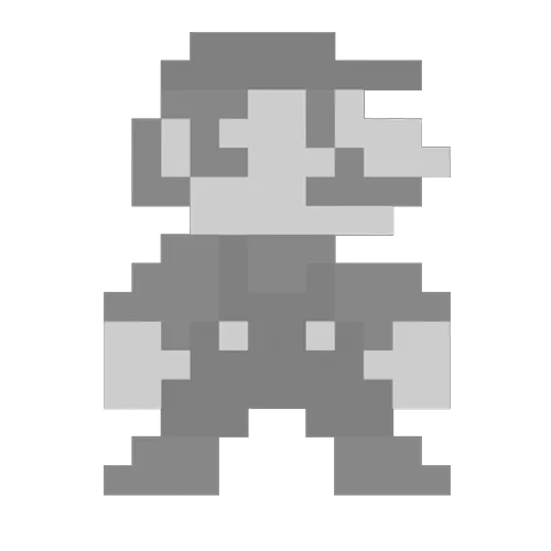 Siêu greyscale 8-bit logo