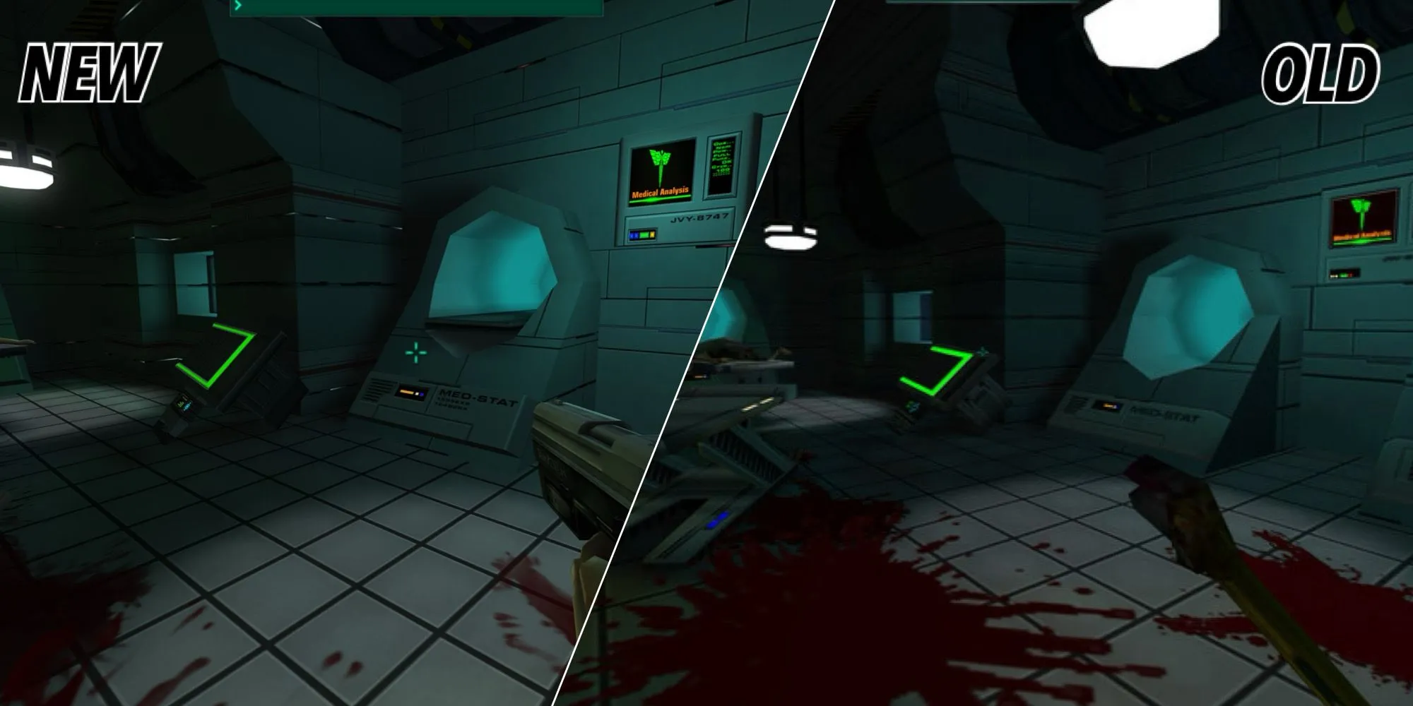 So sánh đồ họa System Shock 2 mới và cũ