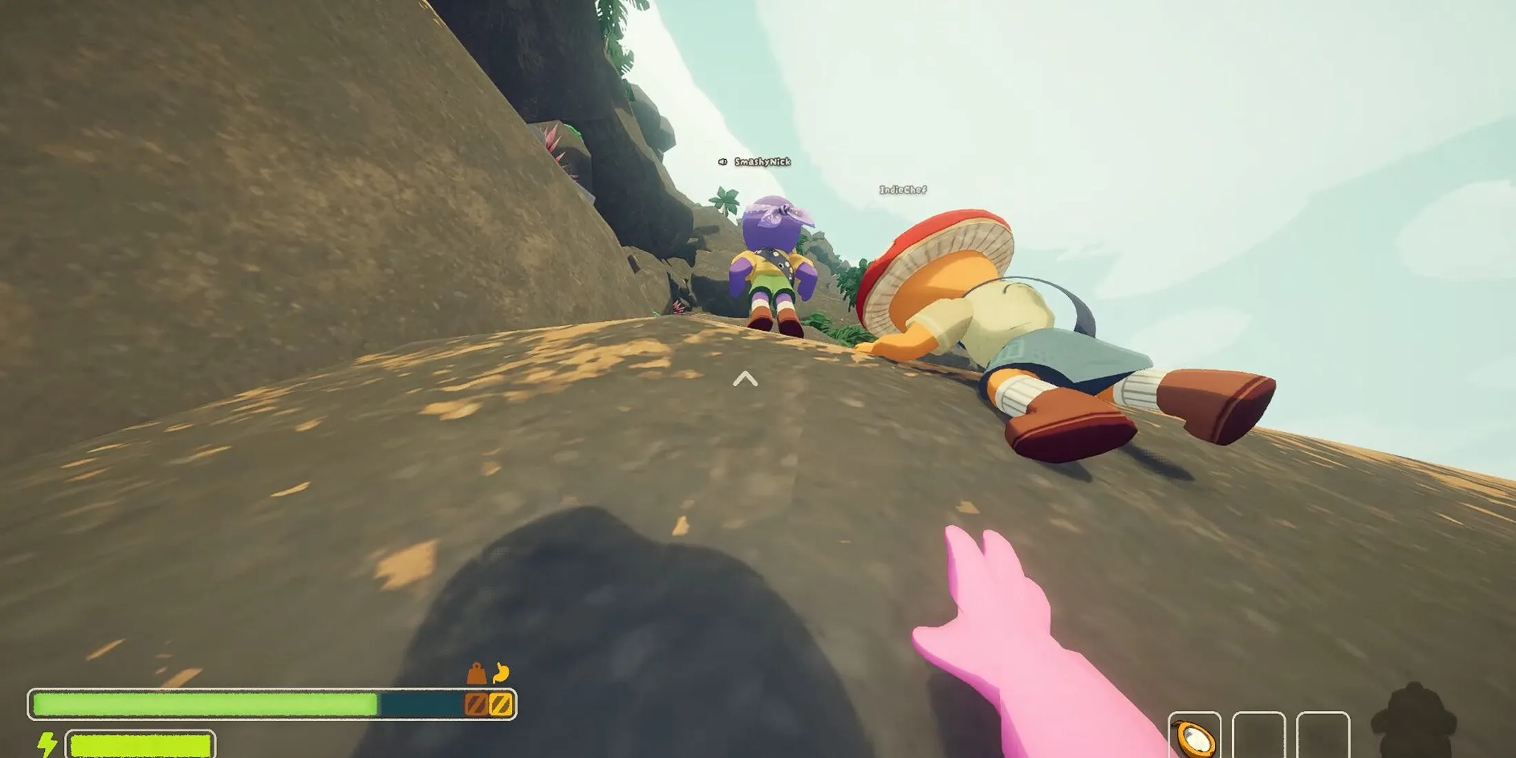 Trải nghiệm leo núi góc nhìn thứ nhất đầy chân thực trong game Peak, mang đến cảm giác mạo hiểm và chinh phục.