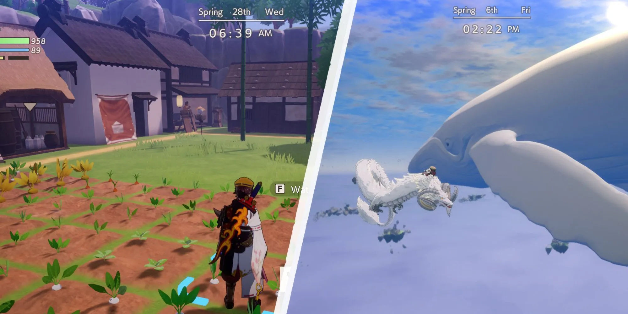 Xây dựng làng và khám phá thế giới Rune Factory Guardians of Azuma