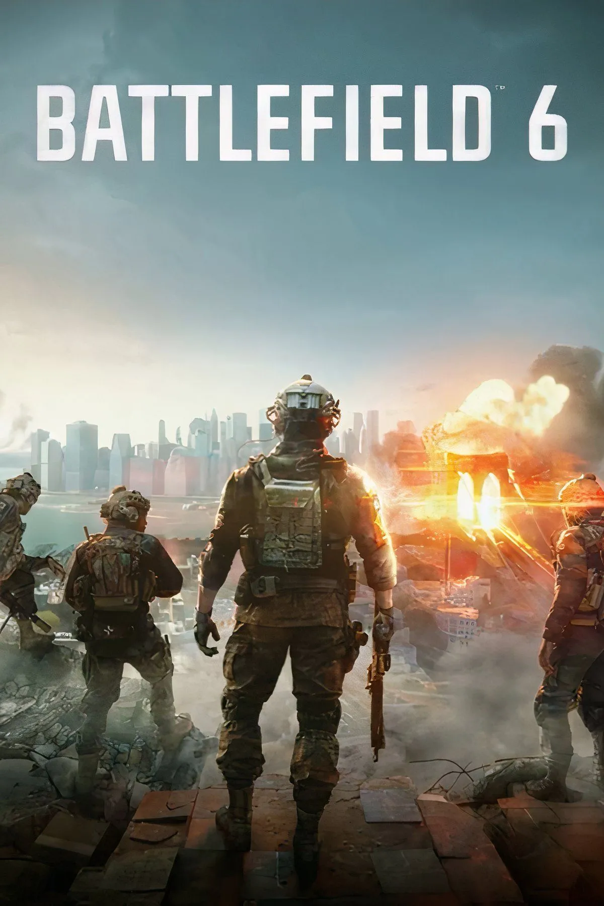 Bìa game Battlefield 6, hé lộ một chiến trường rộng lớn và những trận chiến đỉnh cao đang chờ đợi game thủ khám phá.
