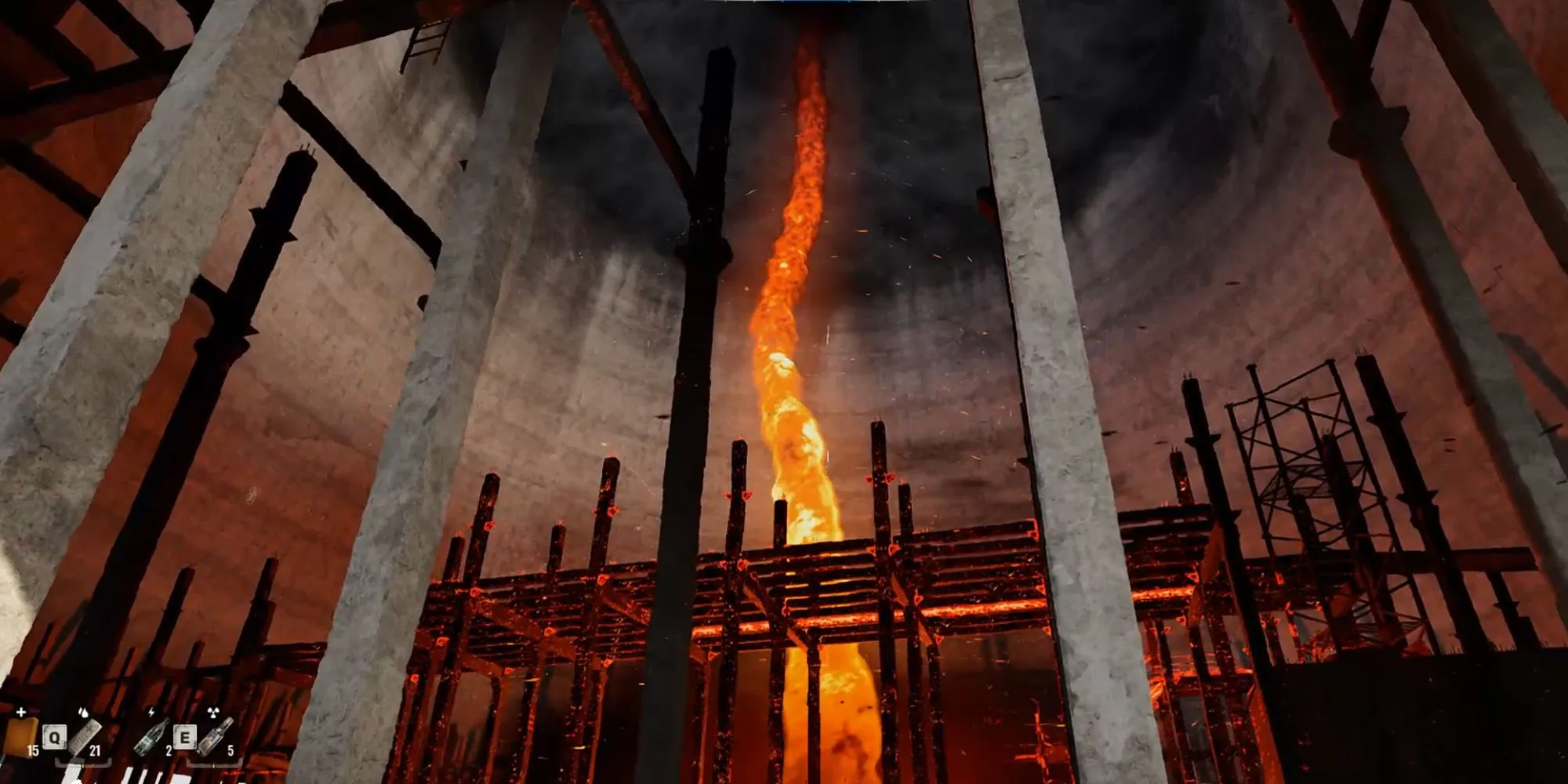 Dị biến lửa xoáy Fire Whirl đầy nguy hiểm tại Cooling Towers STALKER 2