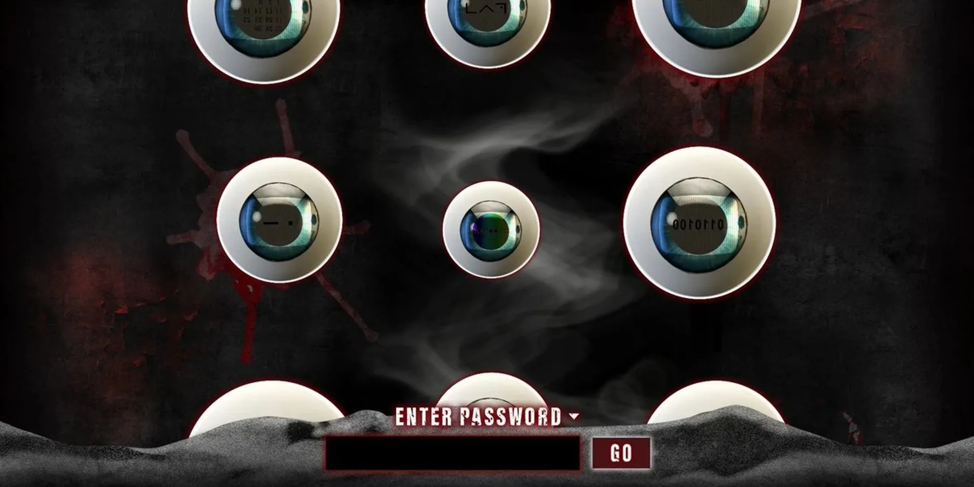 Giao diện Nine Eyes TV, ARG quảng bá game AI: The Somnium Files - nirvanA Initiative