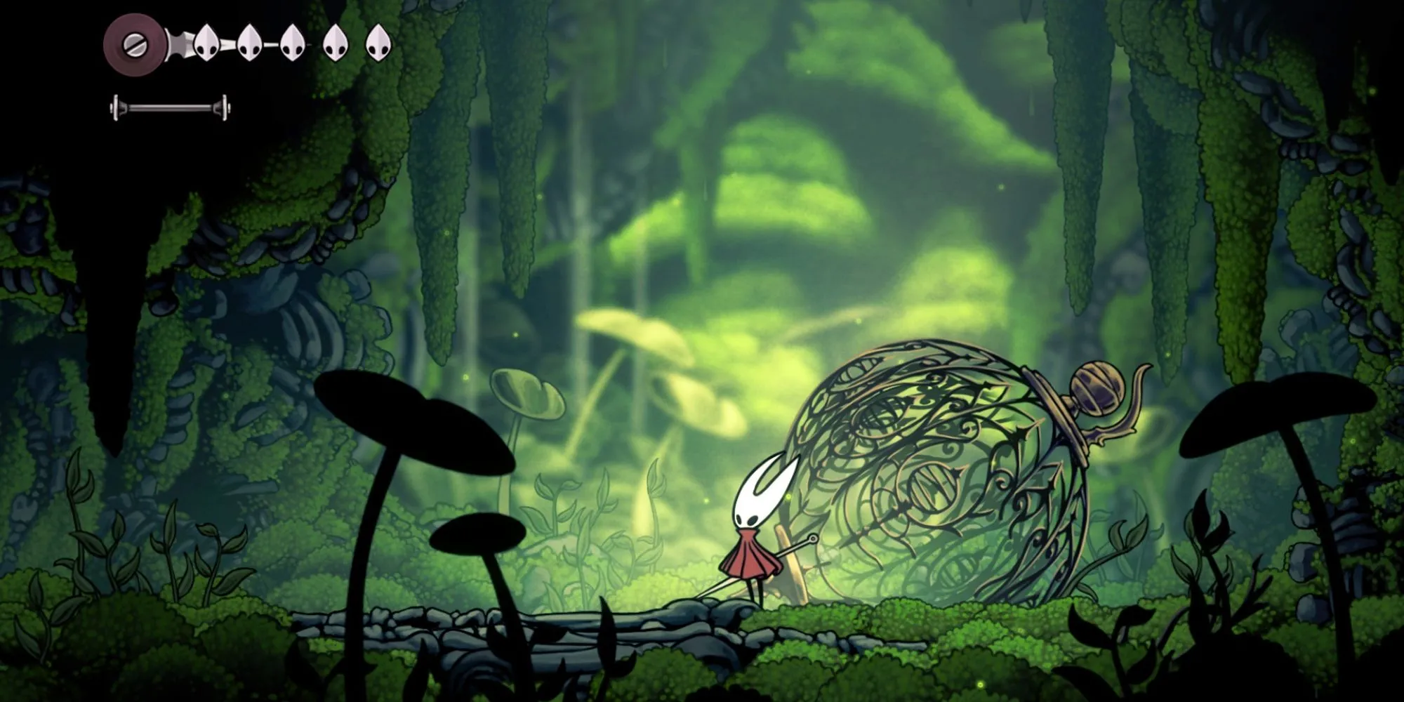 Hornet, nhân vật chính của Hollow Knight: Silksong, chuẩn bị chiến đấu