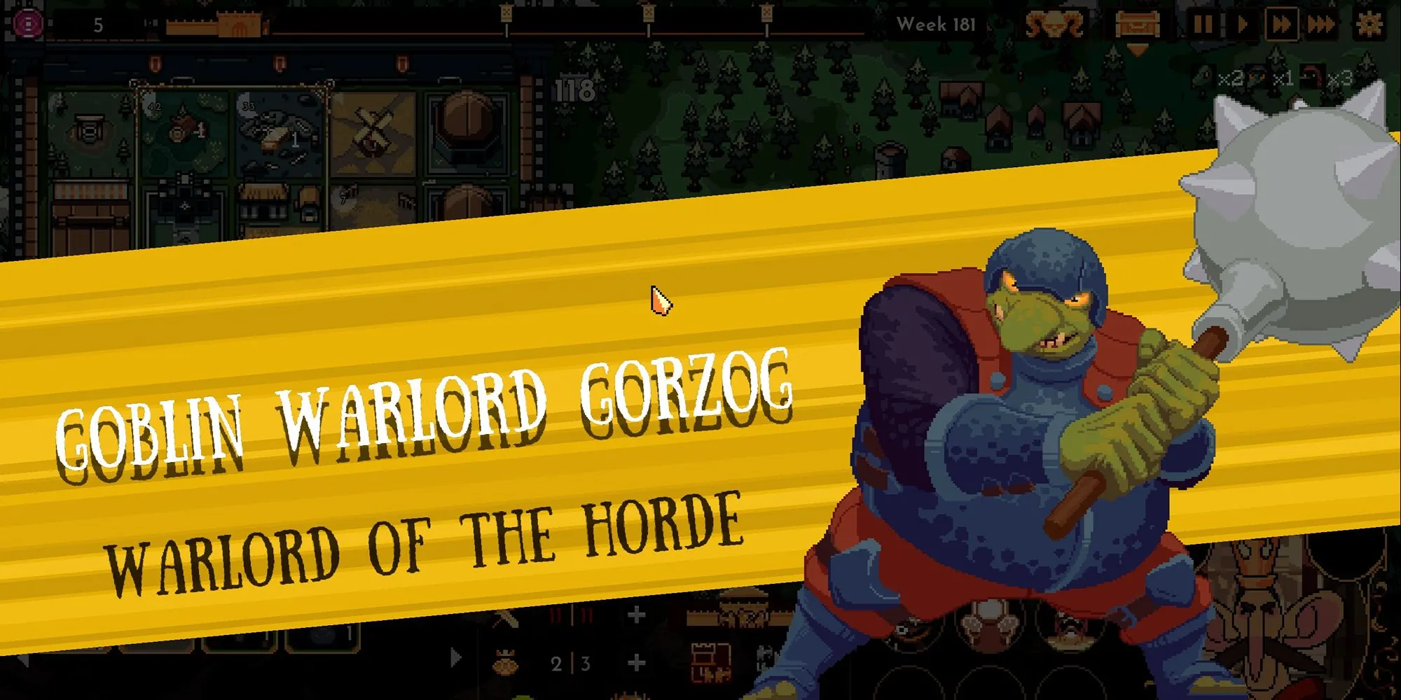 Màn hình thông báo thất bại sau khi gặp phải Goblin Warlord Gorzog