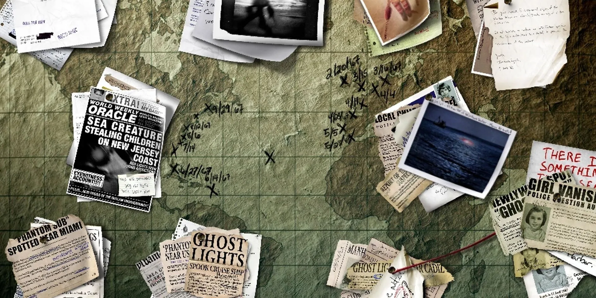 Một cảnh dưới đáy đại dương trong BioShock 2, liên quan đến ARG 'There’s Something in the Sea'