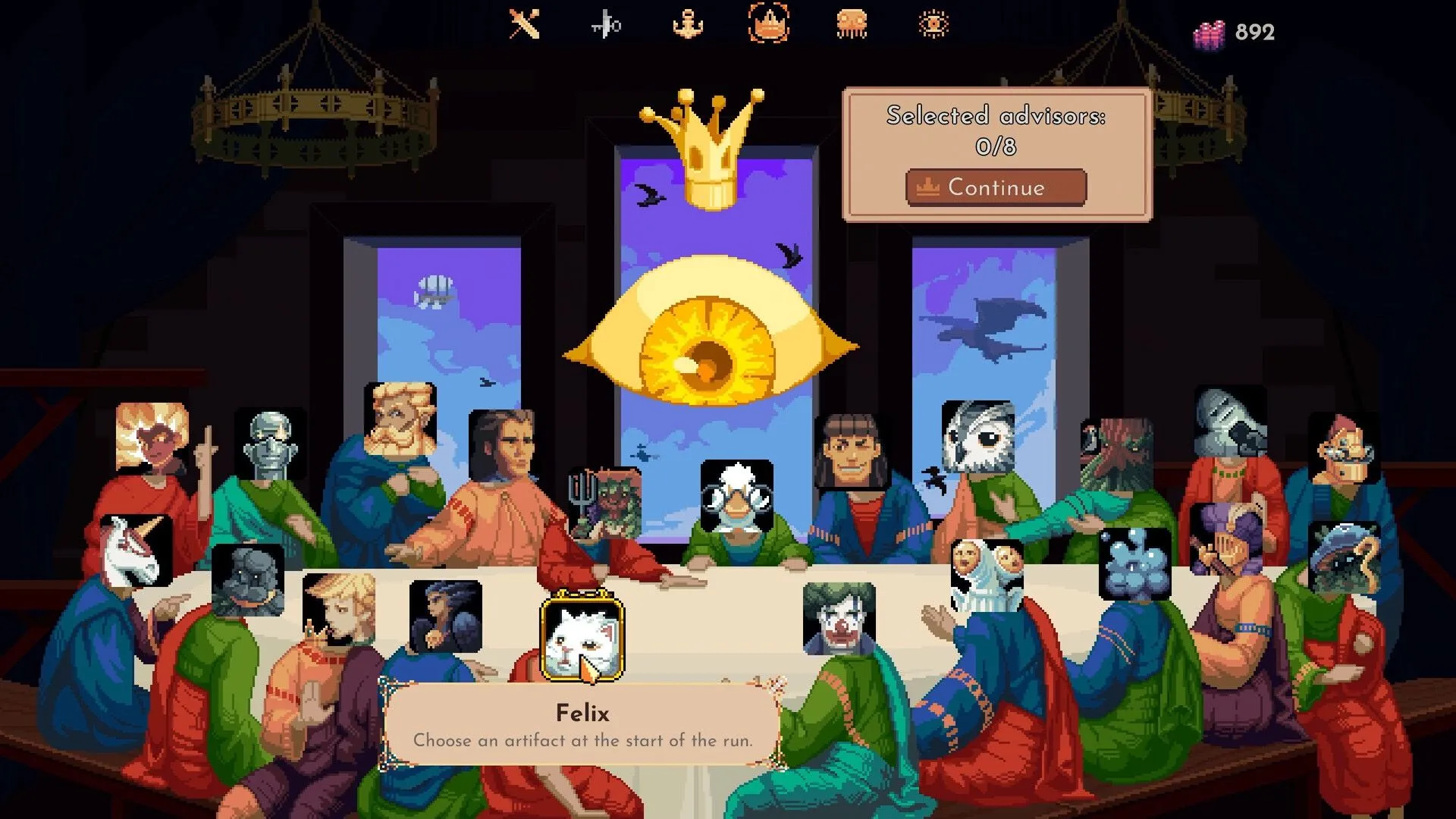 Phong cách đồ họa độc đáo của The King is Watching gợi nhớ Kingdom Rush