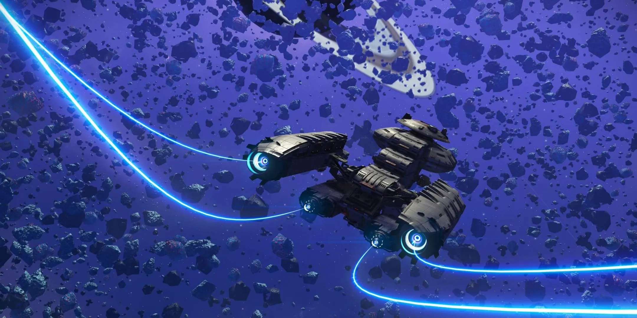 Tàu Corvette mới trong No Man's Sky bản cập nhật Voyagers khám phá vũ trụ