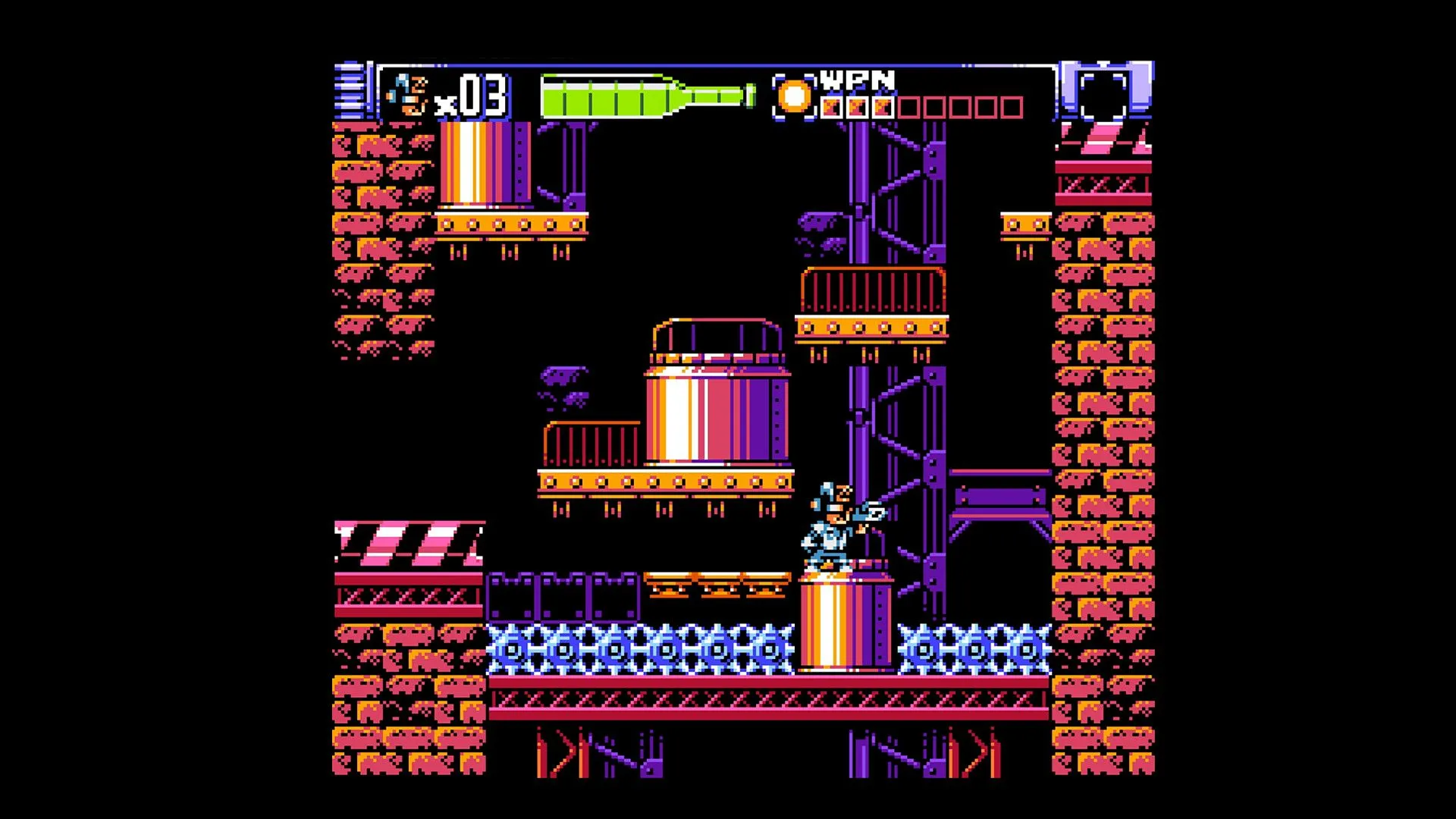 Ảnh chụp màn hình chính thức từ Steam cho Angry Video Game Nerd 8-Bit, minh họa đồ họa 8-bit và phong cách level