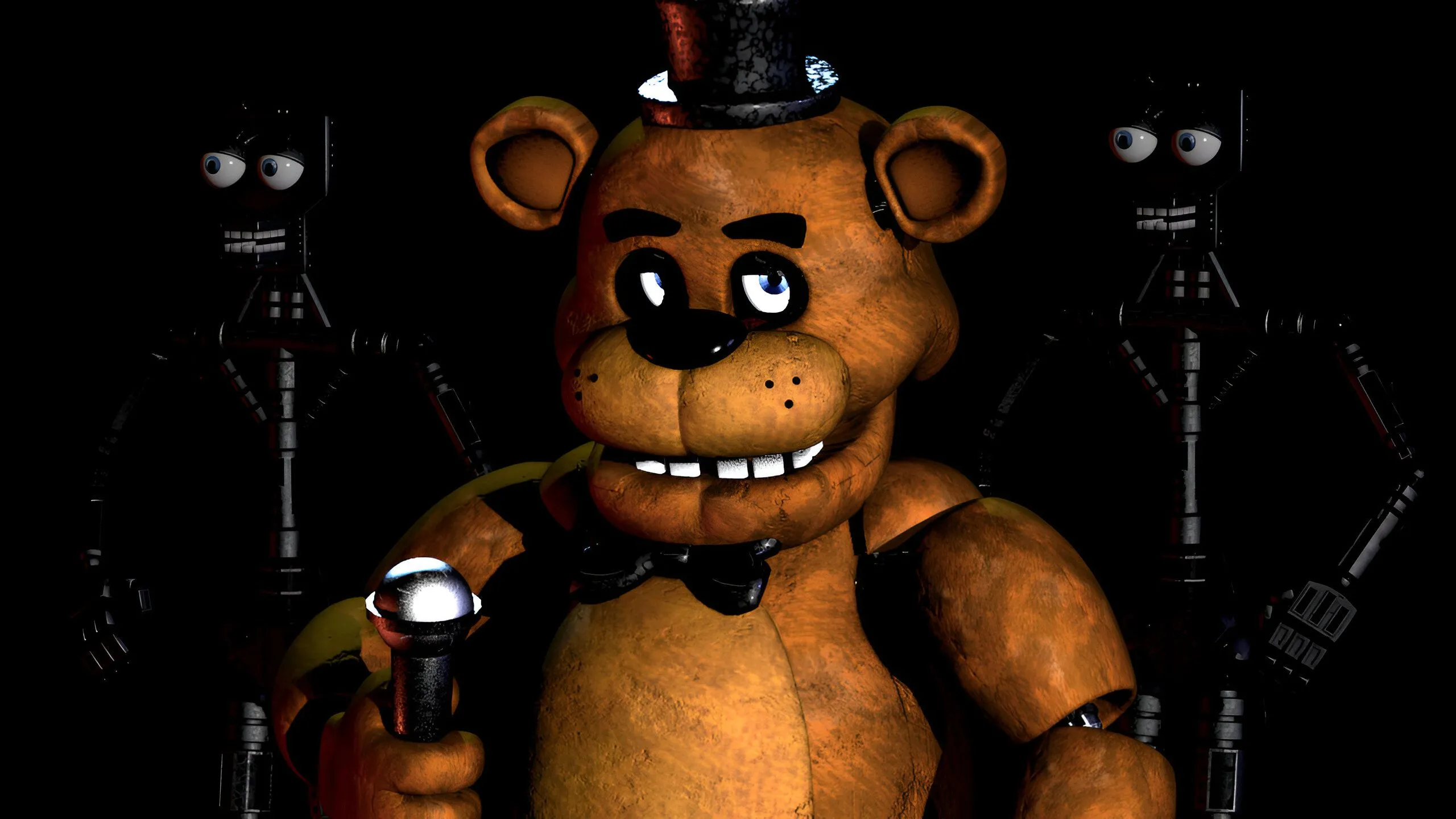 Animatronic Freddy Fazbear trong Five Nights at Freddy's — biểu tượng jump scare đáng sợ
