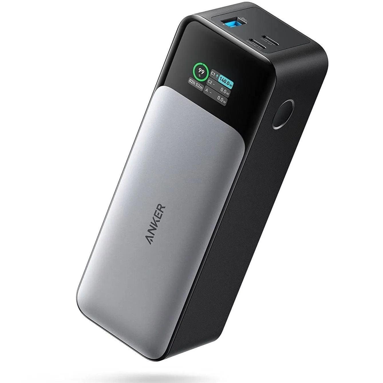 Anker 737 sạc dự phòng 24.000mAh với màn hình hiển thị trạng thái, phù hợp cho game thủ di động