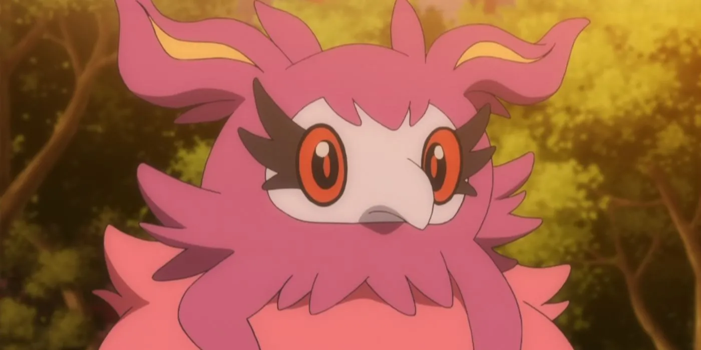 Aromatisse trong kiểu anime, minh họa Pokemon Fairy có tiềm năng Mega support
