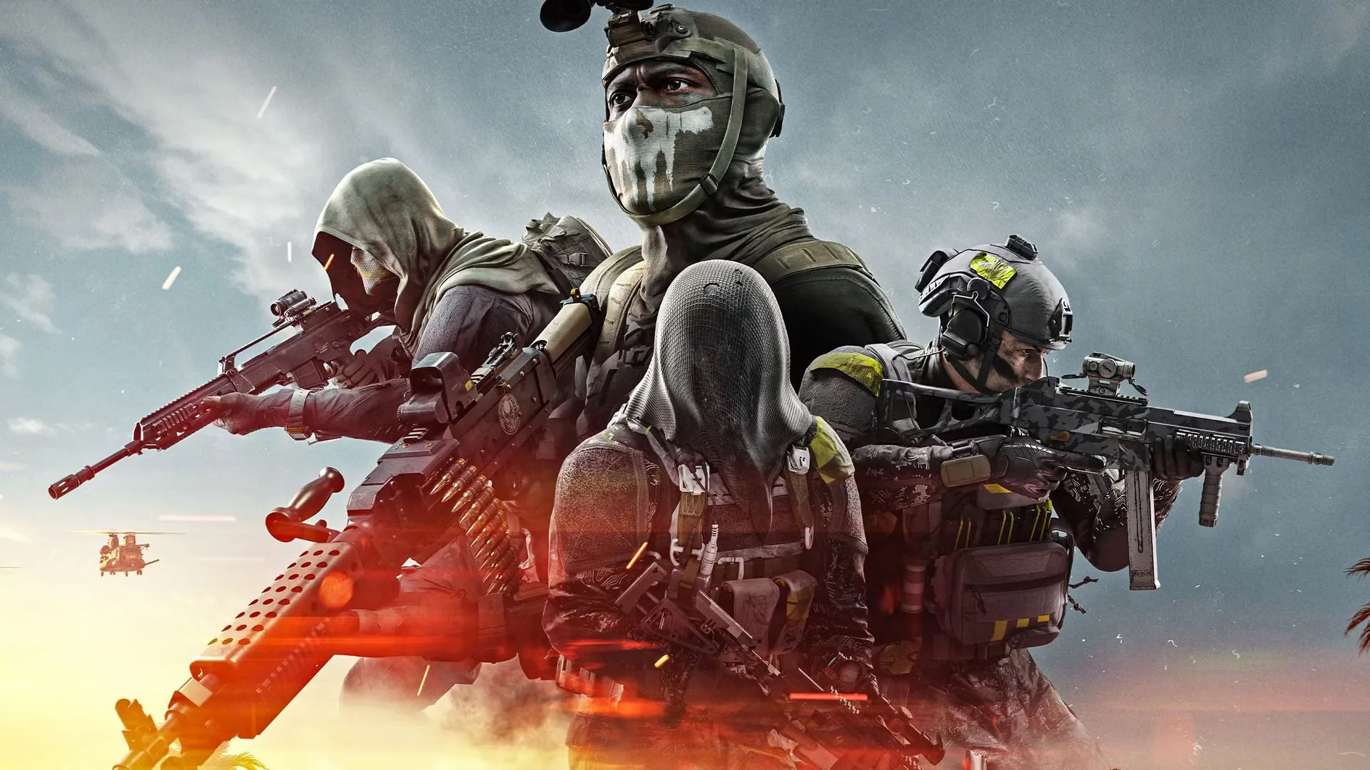 Artwork chính Season One Battlefield 6 hiển thị lính trên nền chiến trường