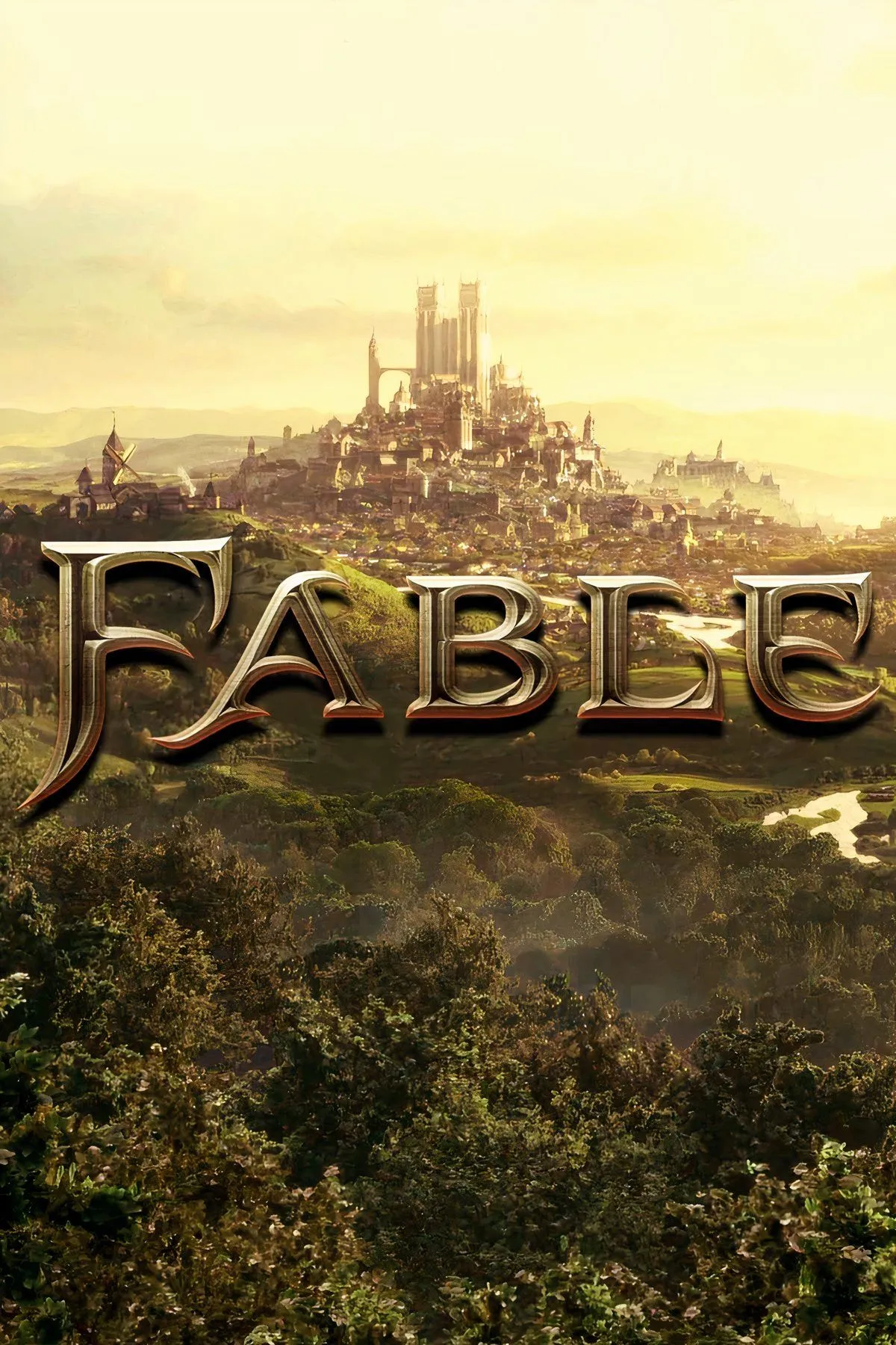 Bìa Fable (2026) với sắc màu truyện cổ tích, làm nổi bật sự duyên dáng và yếu tố hài hước của thế giới