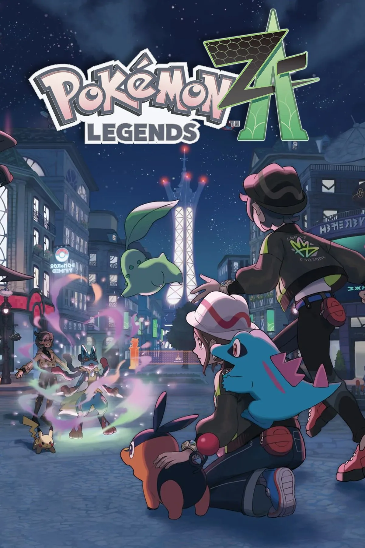 Cover art chính thức của Pokemon Legends: Z-A, thể hiện tinh thần khám phá và biến động của Kalos