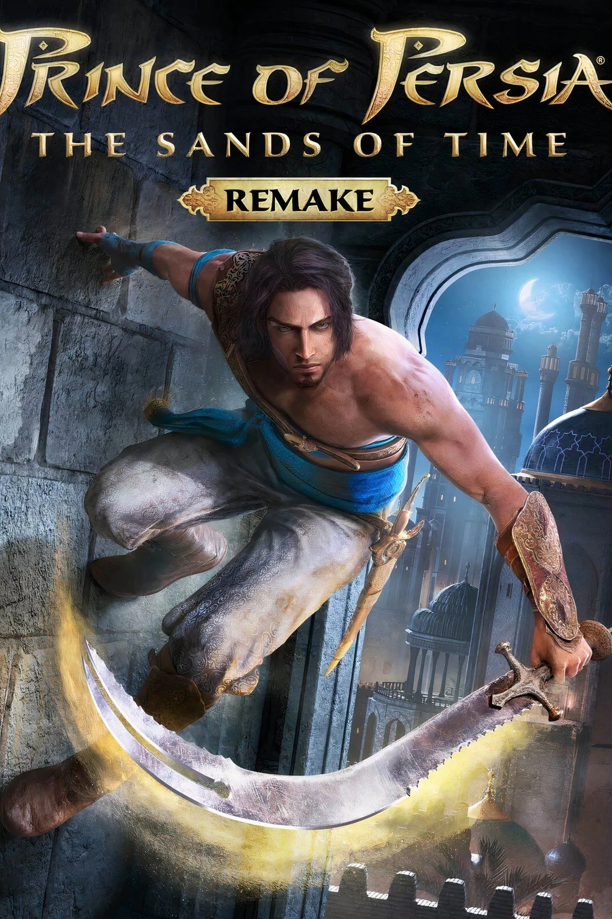 Cover Prince of Persia (2026) gợi cảm giác cổ tích phương Đông, nhấn mạnh yếu tố phép thuật và nền văn hoá cổ điển