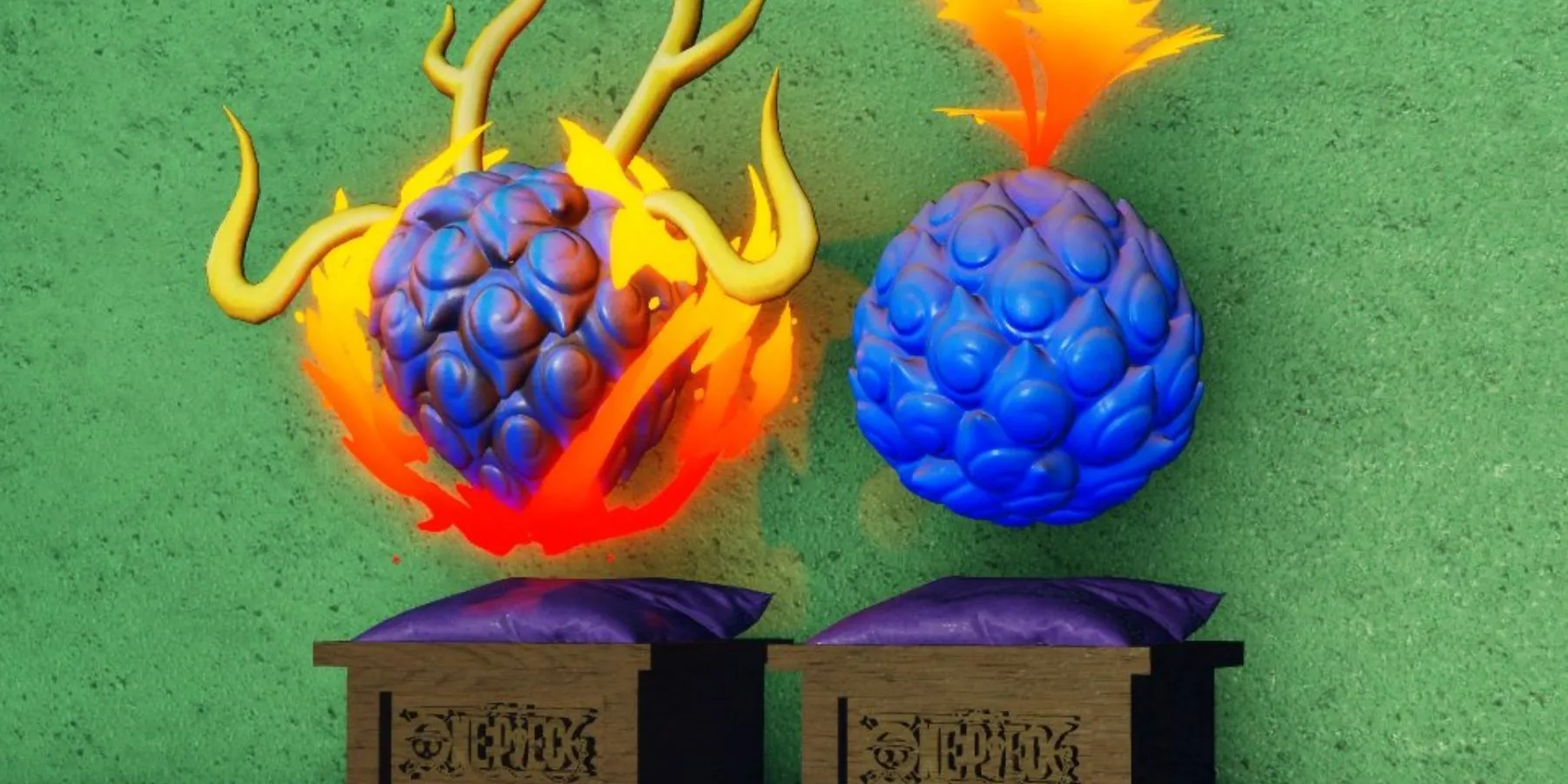 Giao diện nhân vật Fruit Battlegrounds với biểu tượng Gem và Spin Fruit