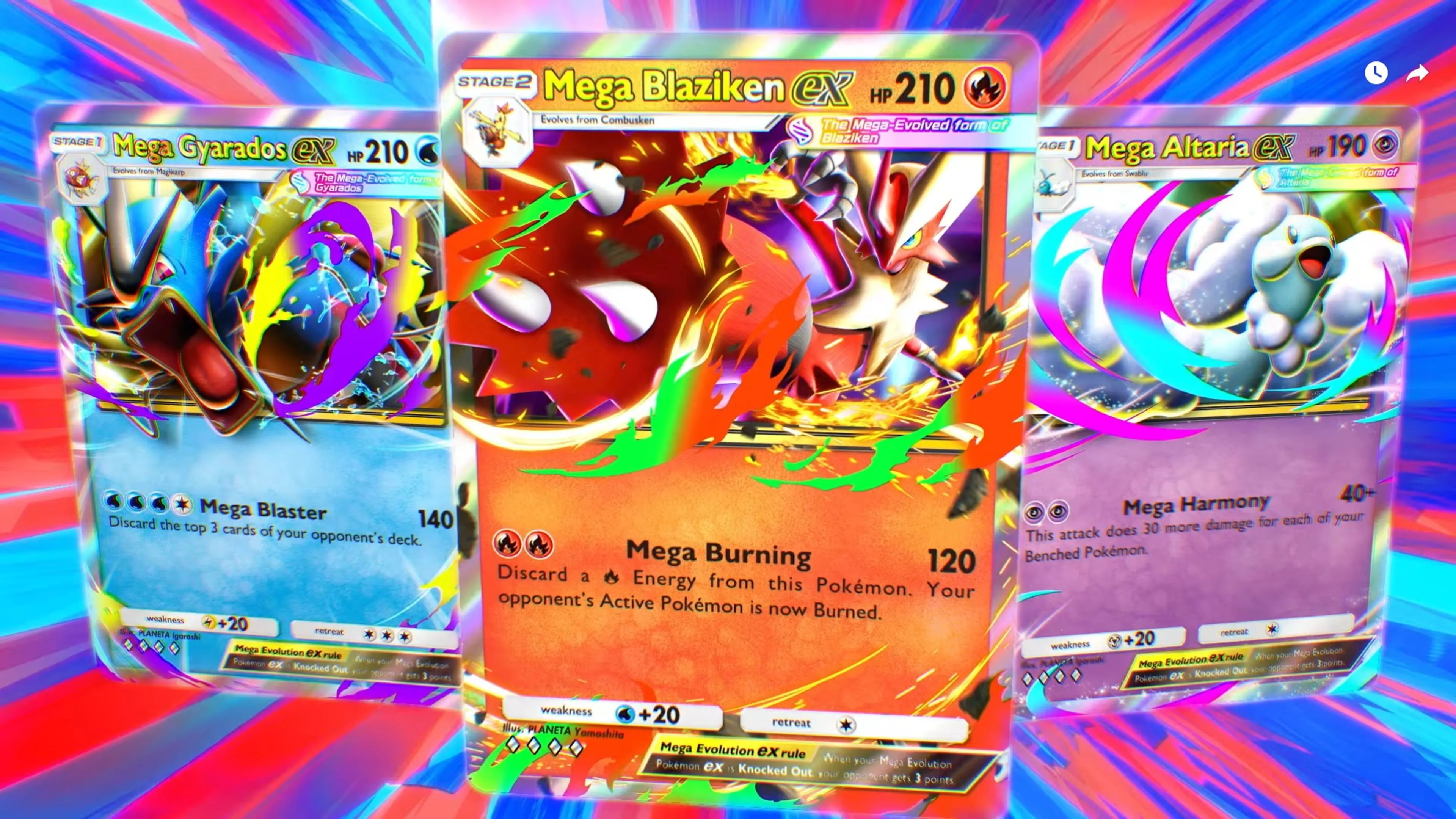Gói booster vàng trong đoạn video quảng bá của Pokemon TCG Pocket