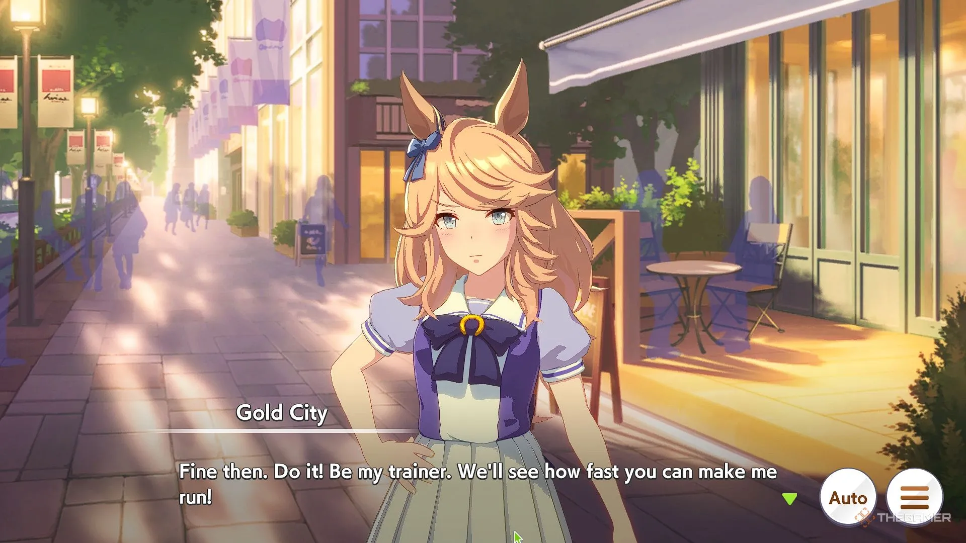Gold City mời bạn làm huấn luyện viên trong thành phố, hình ảnh nhân vật Gold City trong Umamusume: Pretty Derby