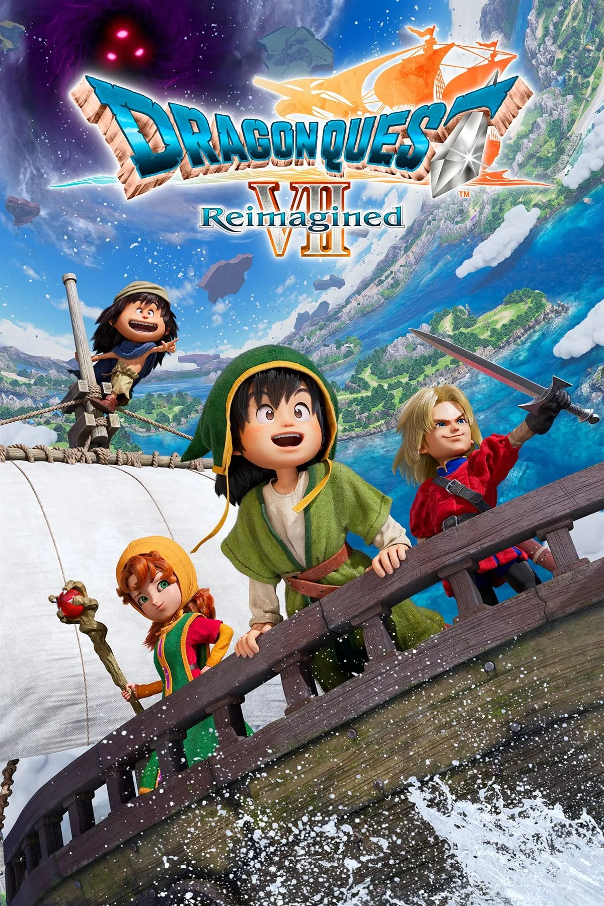 Hình ảnh giới thiệu Dragon Quest VII Reimagined với phong cách nghệ thuật diorama mới