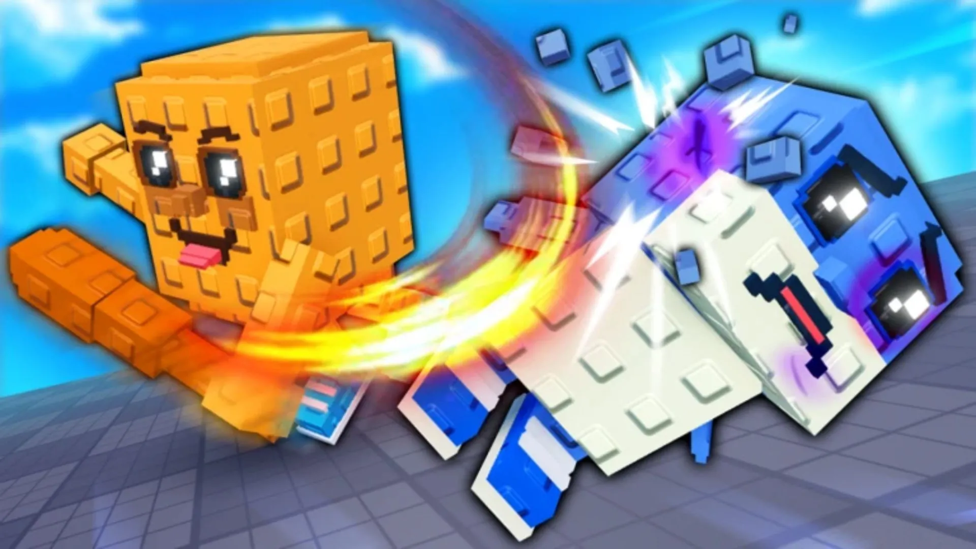 Hình nhân vật và cảnh trong game Eat Brainrot for Fight, gợi ý theo dõi cập nhật mã trên trang chính thức