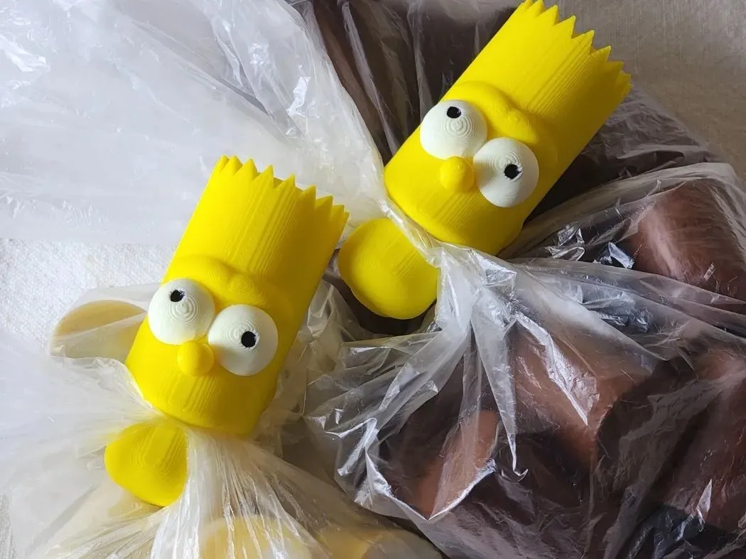 Kẹp túi snack nam châm in 3D, giữ ngăn nắp góc chơi game