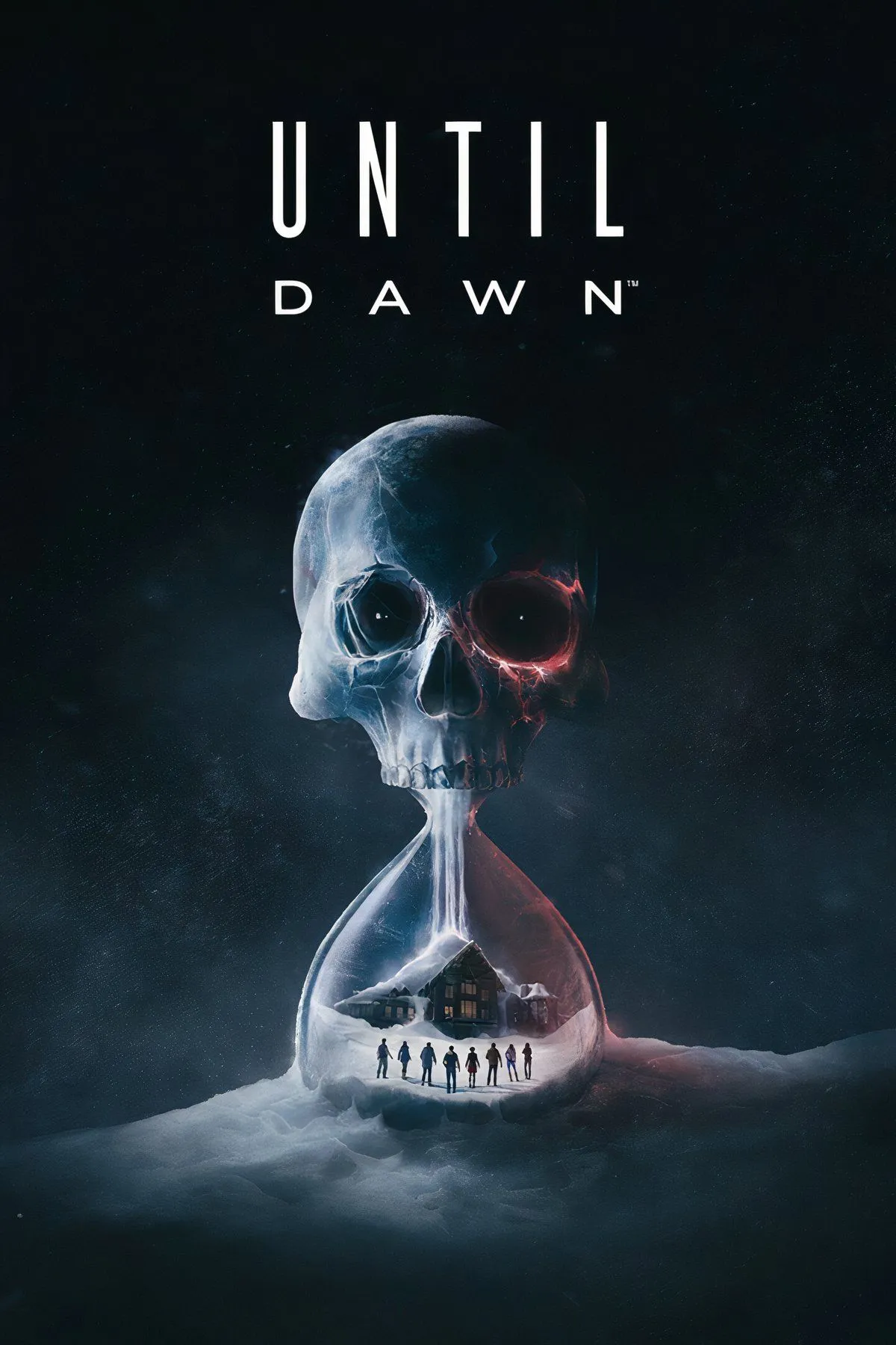 Khoảnh khắc căng thẳng trong Until Dawn remake, nhân vật đối mặt với mối đe dọa trong rừng