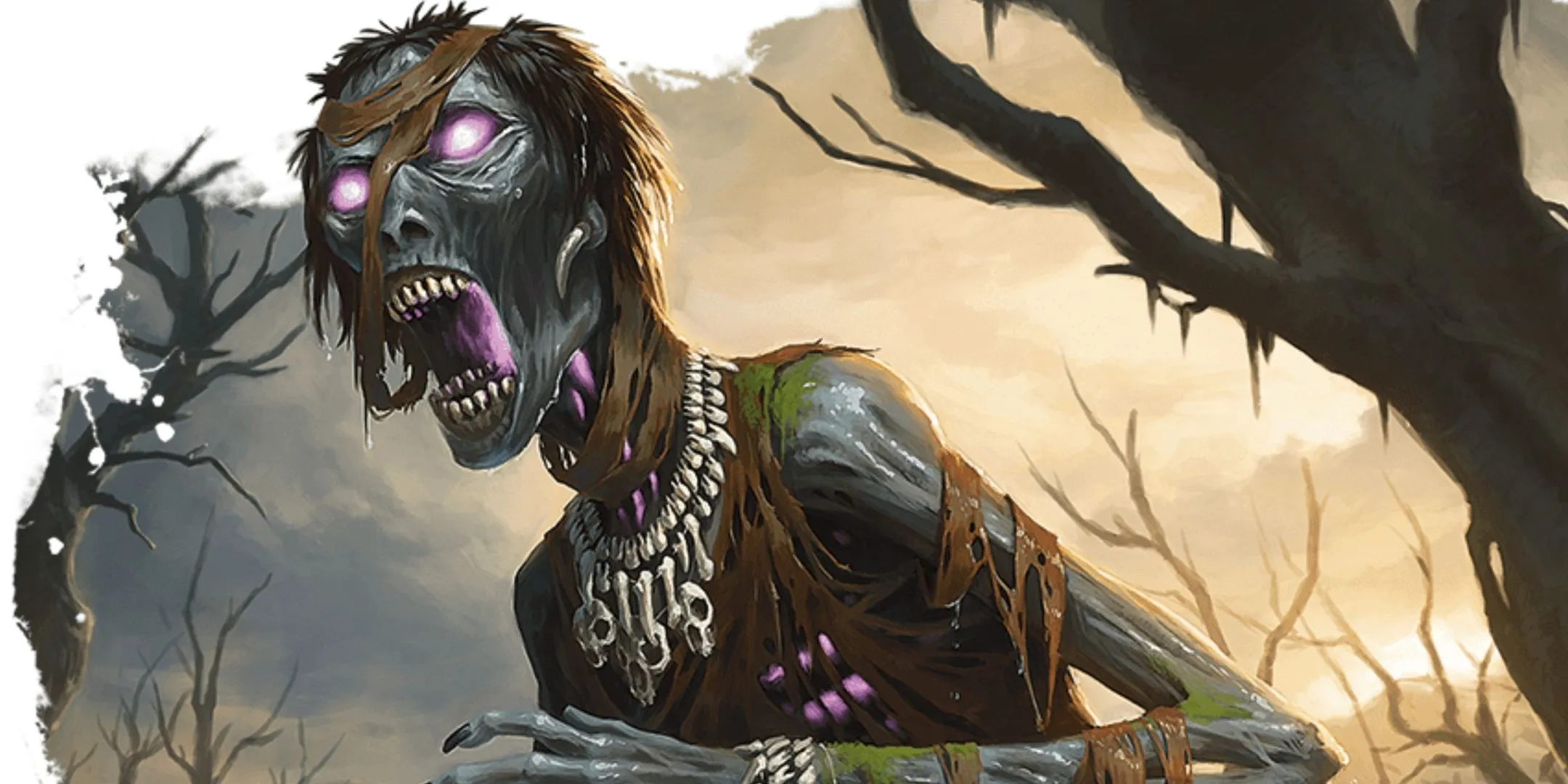 Lãnh chúa xác ướp (Mummy Lord) trong Dungeons & Dragons, xác ướp bị nguyền với băng quấn và biểu tượng Undead