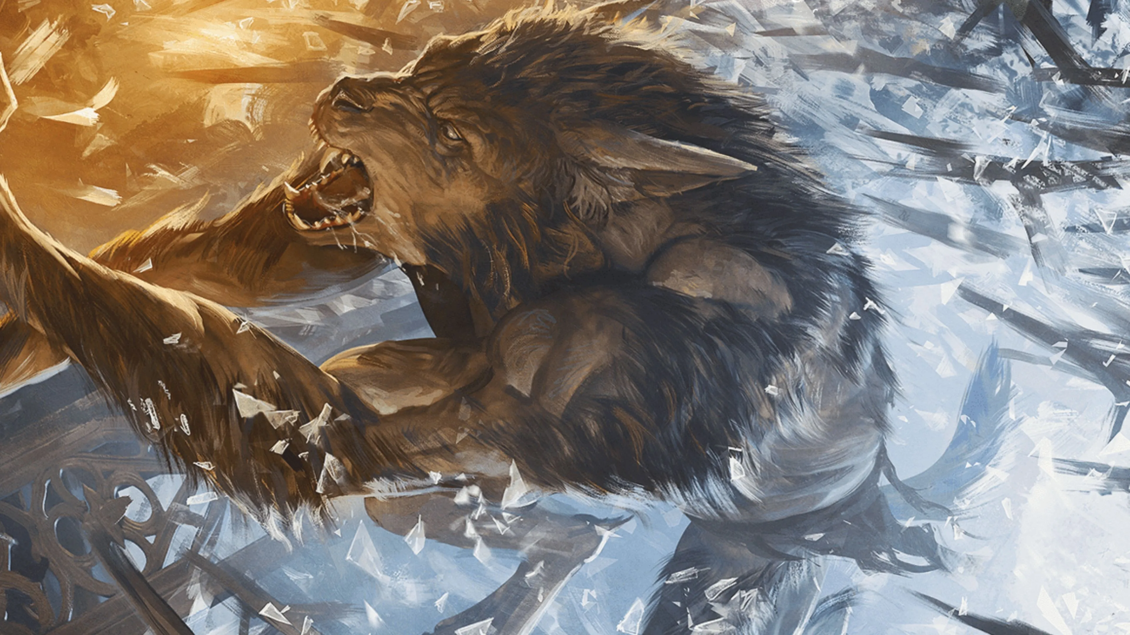 Người sói (werewolf) trong Dungeons &amp; Dragons, biểu tượng lời nguyền biến hình lycanthrope và nguy cơ lây nhiễm khi bị cắn