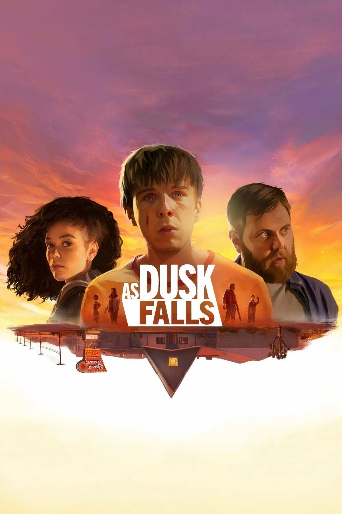 Phong cách motion comic của As Dusk Falls, tập trung vào biểu cảm nhân vật và lựa chọn đạo diễn kể chuyện