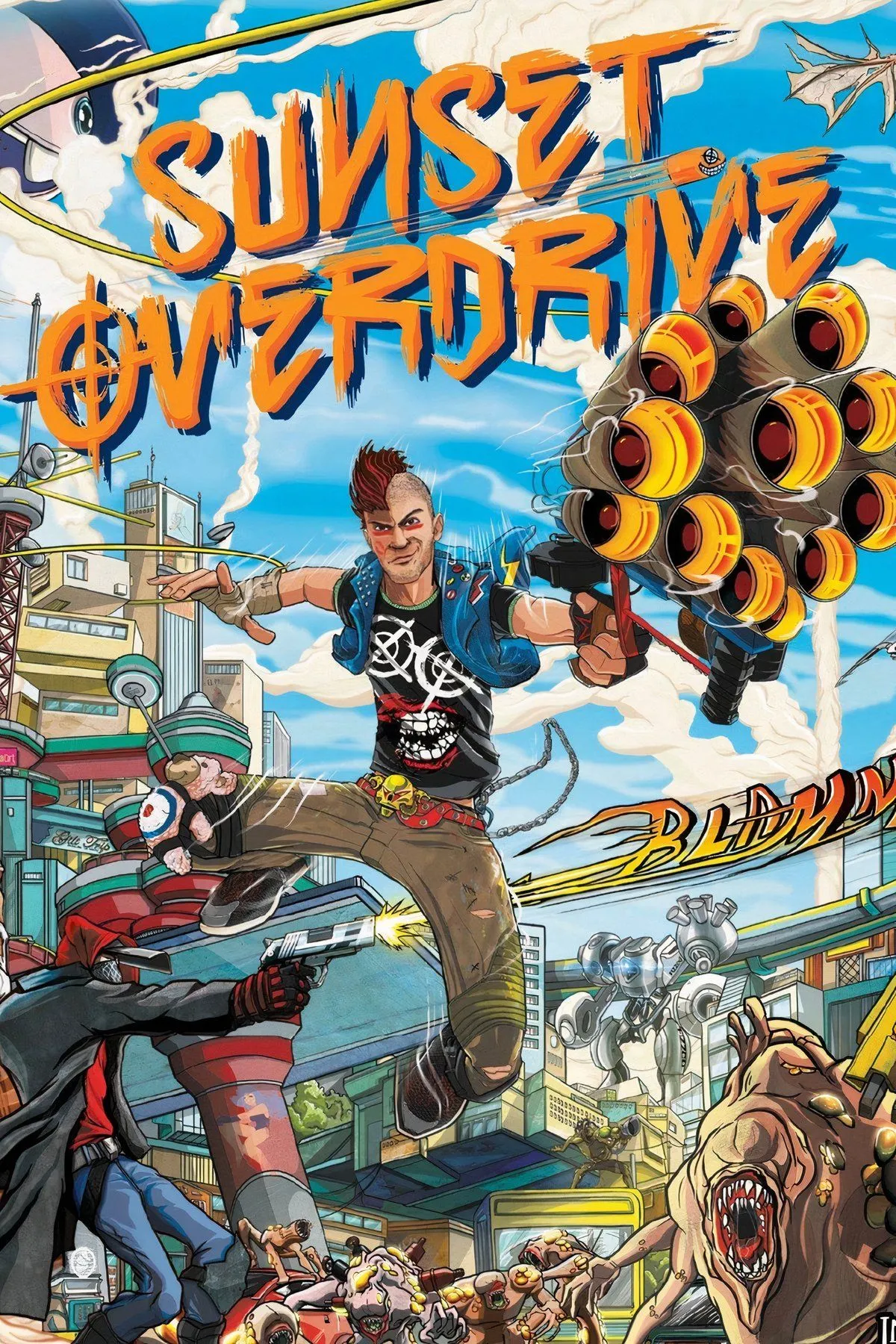 Sunset Overdrive - thành phố biến thành sân chơi platform đầy năng lượng