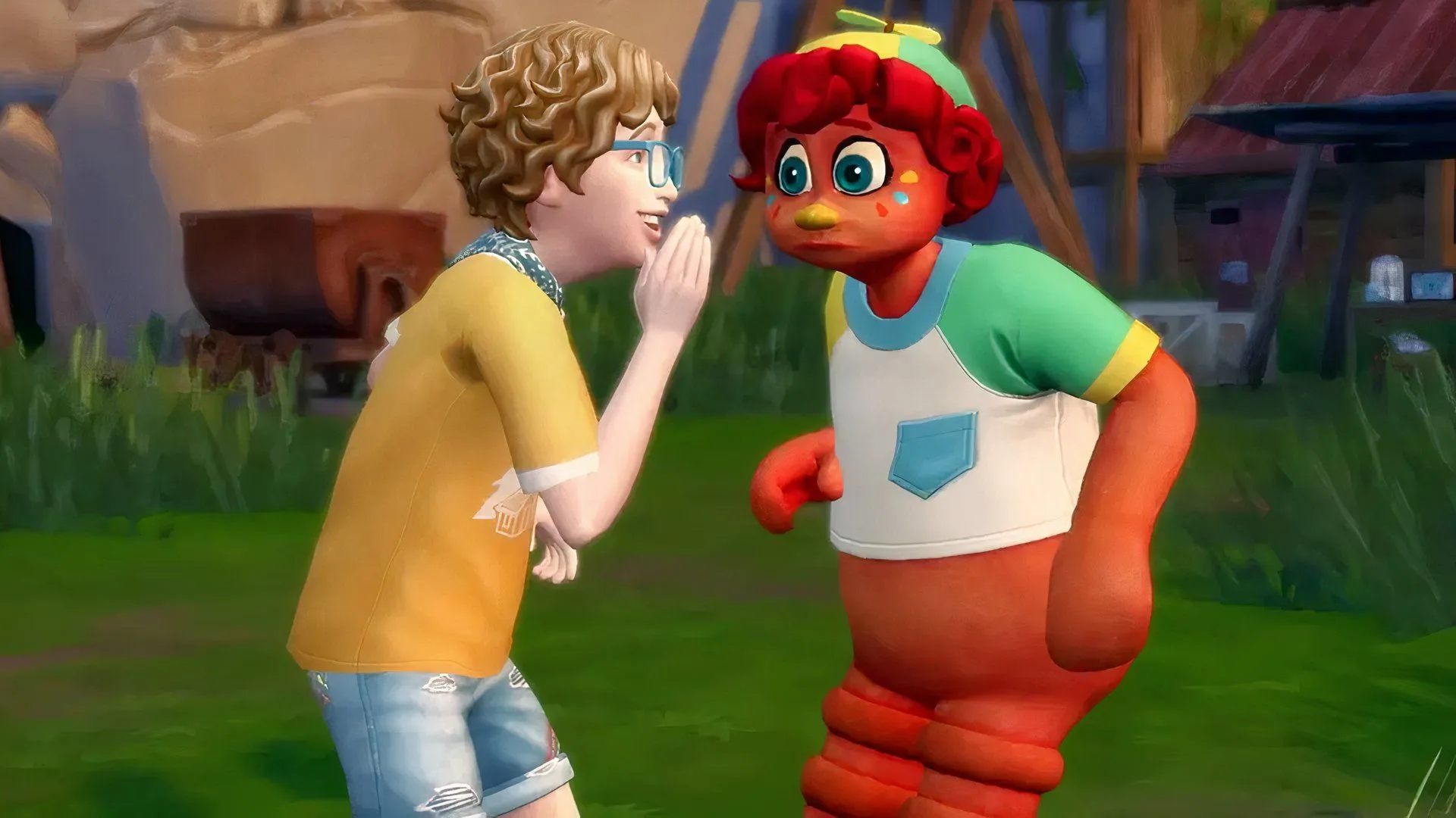The Sims 4 - sinh vật tưởng tượng Little Monster xuất hiện trong trò chơi, minh họa cho tính phong phú nội dung và vật phẩm trong game