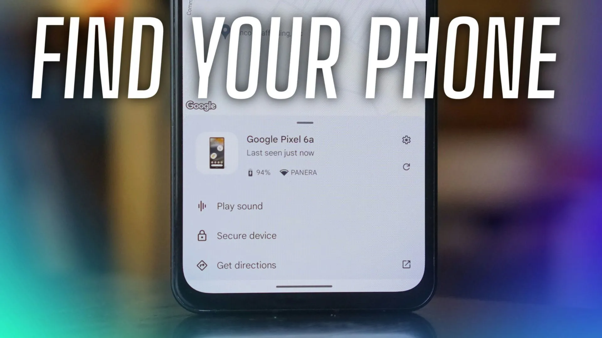 Thumbnail hướng dẫn tìm thiết bị Android bị mất, minh họa bước đánh dấu thiết bị bị mất