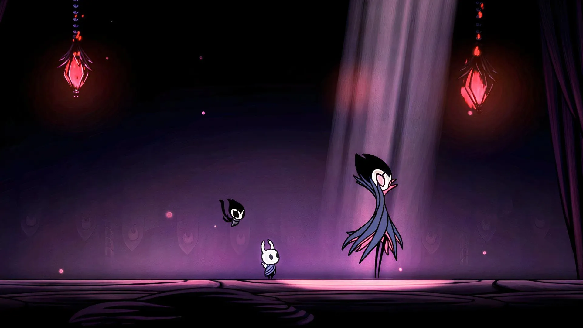 Troupe Master Grimm — boss DLC trong Hollow Knight, trao Charm Notch sau khi bị đánh bại trong questline của Grimm Troupe