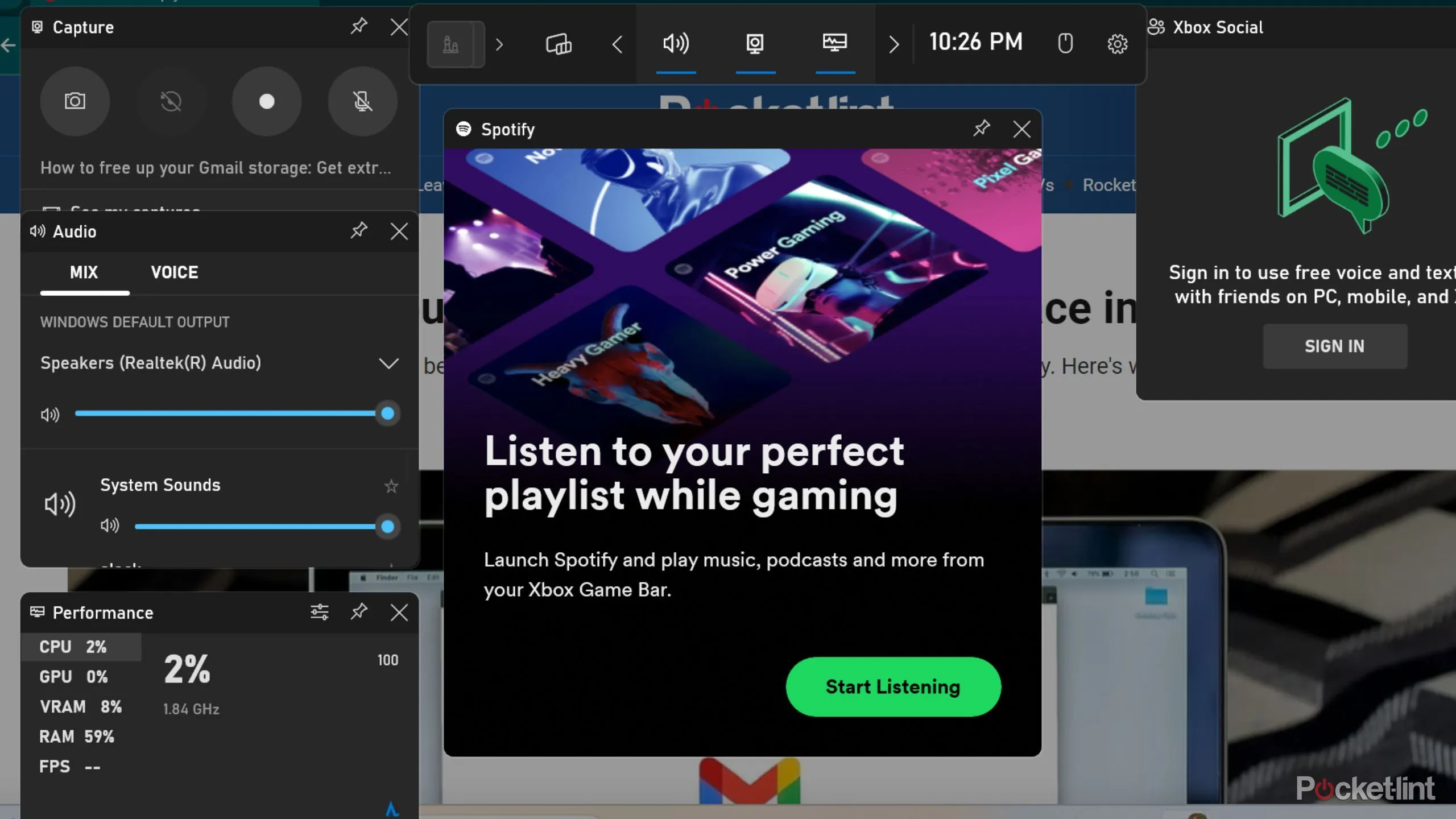 Xbox Game Bar và các phím tắt trên Windows 11, nơi Microsoft thúc đẩy trải nghiệm chơi game và dịch vụ liên quan